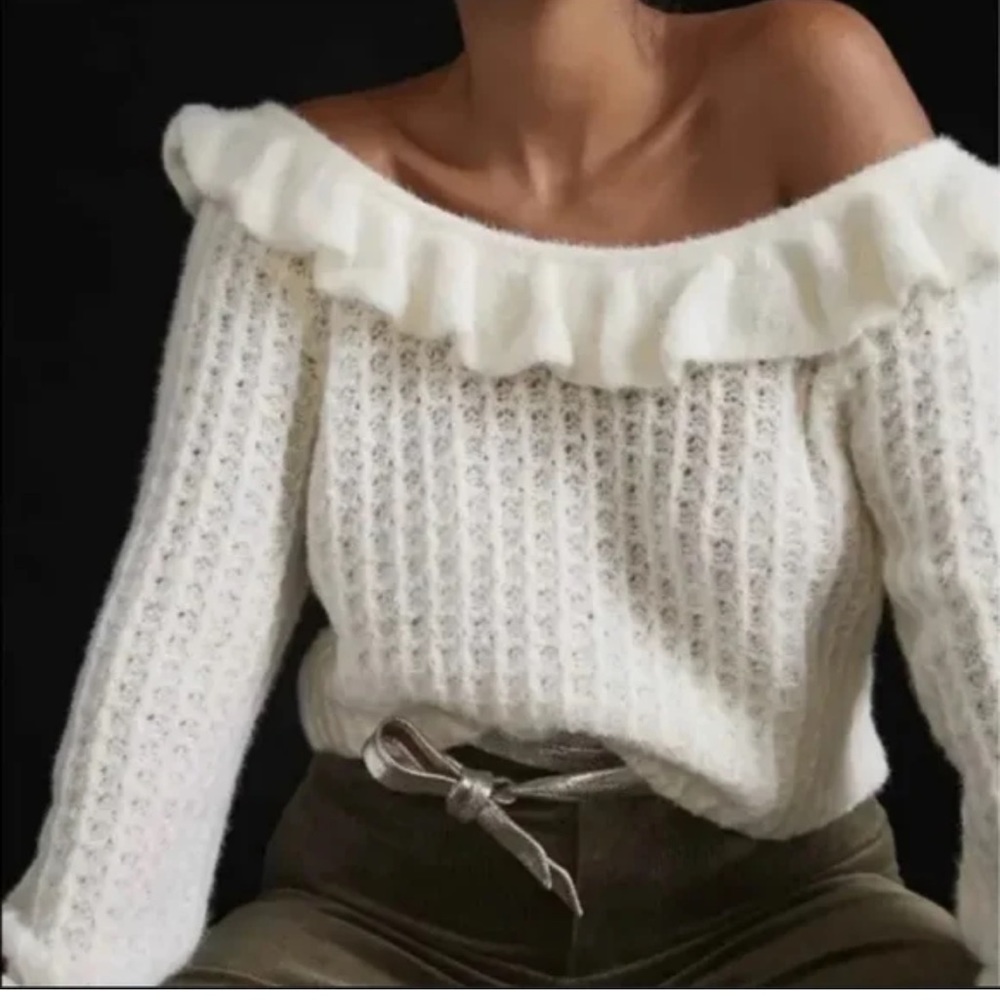 Anthropologie Boat Neck Sweater